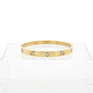 Jennifer Miller yellow gold stacking bracelet NIB